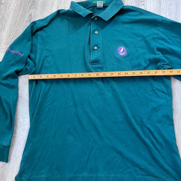 Grateful Dead Polo Shirt Men's Large Vintage Outer Banks Embroidered 90s - Picture 6 of 13